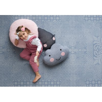 Toddlekind Prettier Hrací podložka Puzzle Persian - Smoke 120 x 180 cm - obrázek