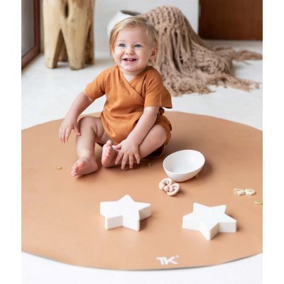Toddlekind Splat Mat Podložka Naturals - Camel 105 cm - obrázek