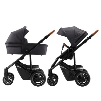 Britax Römer Smile 4 Set kočárek + hluboká korba - Midnight Grey - obrázek