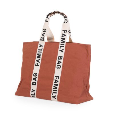 Childhome Cestovní taška Family Bag - Canvas Terracotta - obrázek