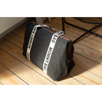 Childhome Přebalovací taška Mommy Bag Canvas - Black - obrázek
