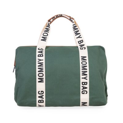 Childhome Přebalovací taška Mommy Bag Canvas - Green