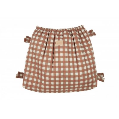 Nobodinoz Hyde Park Taška na kočárek - Terracotta Checks - obrázek