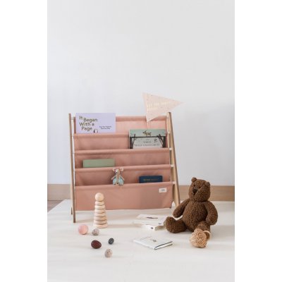 3 Sprouts Stojan na knížky Recycled - Solid/Clay - obrázek