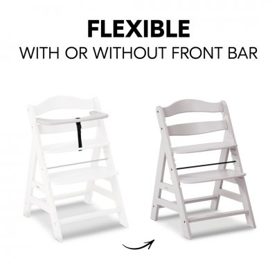 Hauck Alpha+ Dřevěná židle - Creme - obrázek