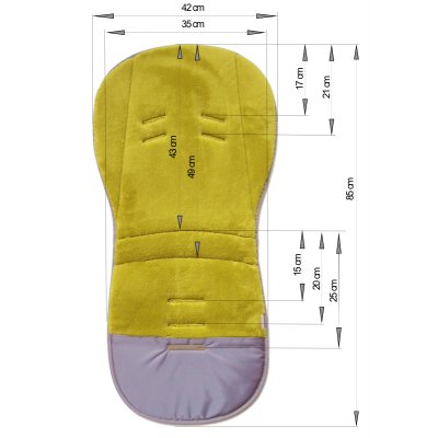 Pinkie Prodloužená podložka – Nut Comb - obrázek