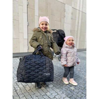 Pinkie Kabela na kočárek Superfine XL – Black - obrázek