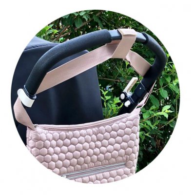 Pinkie Kabela na kočárek Superfine M – Dark Grey - obrázek