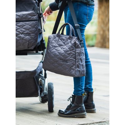 Pinkie Kabela na kočárek Superfine M – Dark Grey - obrázek