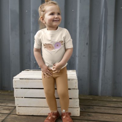 Lässig Rashguard s krátkým rukávem Fish - Milky, 13 - 18 m - obrázek