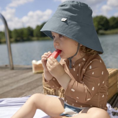 Lässig Long Neck Hat Klobouček proti slunci - Light Pink, 7 - 18 m - obrázek