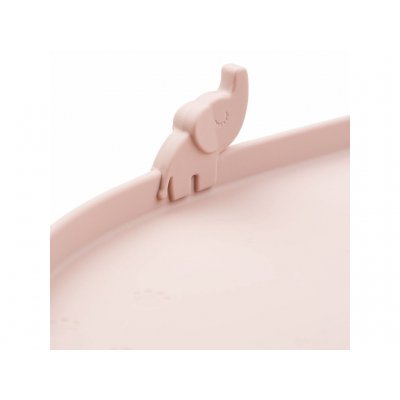 Done by Deer Silikonové prostírání Elphee s vysokým okrajem - Růžové - obrázek