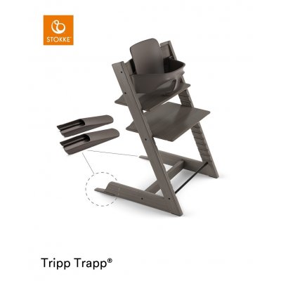 Stokke Tripp Trapp Baby Set Hazy Grey - obrázek