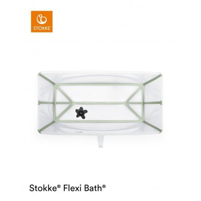 Stokke Flexi Bath Vanička X-Large Transparent Green - obrázek
