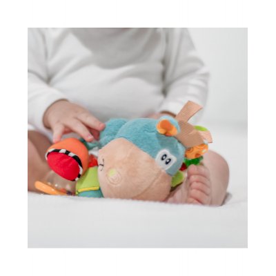 Playgro Chrastítko Oslík - Modré - obrázek