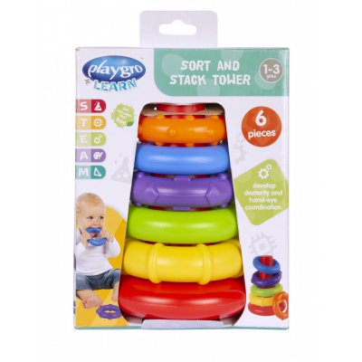 Playgro Plastové navlékací kroužky - obrázek