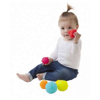 Playgro Strukturované míčky pro rozvoj motoriky 6 ks - obrázek