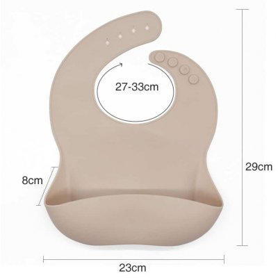 Martons Silikonový bryndák - Olive Green - obrázek