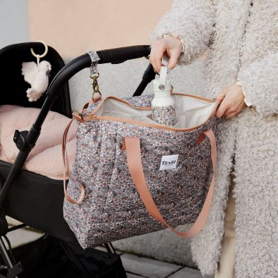 Elodie Details Diaper Bag Soft Shell - Blue Garden - obrázek