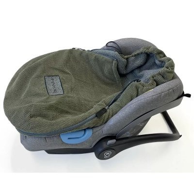 Pinkie Lehký fusak Fur Teddy 0 - 12 m - Black - obrázek