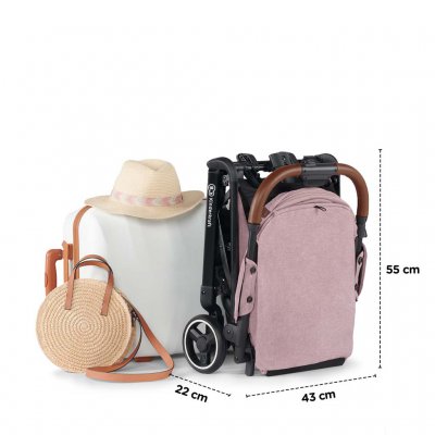 Kinderkraft Select Nubi Sportovní kočárek Premium - Pink - obrázek