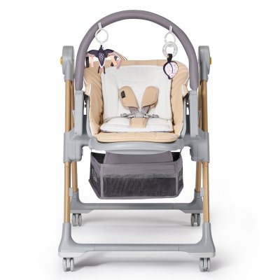 Kinderkraft Select Lastree Jídelní židlička Premium - Wood - obrázek