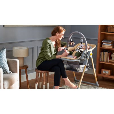 Kinderkraft Select Lastree Jídelní židlička Premium - Wood - obrázek