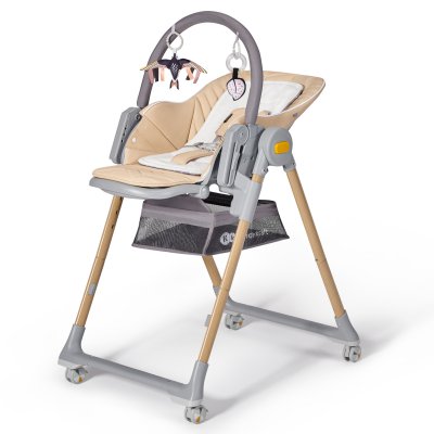 Kinderkraft Select Lastree Jídelní židlička Premium - Wood