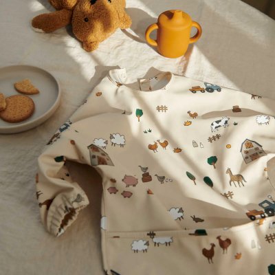 Liewood Merle Bryndák s rukávy - Farm/Sandy - obrázek