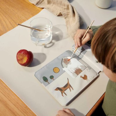 Liewood Waylon Kouzelná kniha do vody - Farm/Sandy - obrázek