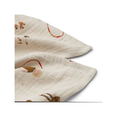 Liewood Lewis Mušelínové plenky 2 ks - Doll/Sandy Mix - obrázek