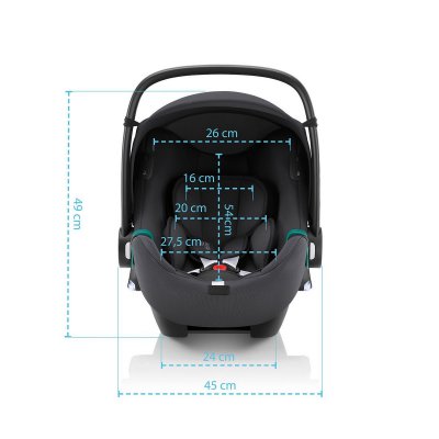 Britax Römer Autosedačka Set Baby-Safe iSense + Baby-Safe iSense Flex Base - Space Black - obrázek