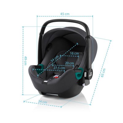 Britax Römer Autosedačka Set Baby-Safe iSense + Baby-Safe iSense Flex Base - Space Black - obrázek