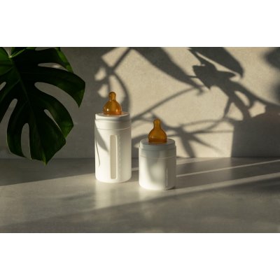 Baby Wallaby Kojenecká antikoliková láhev 120 ml - White - obrázek