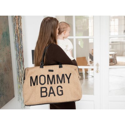 Childhome Přebalovací taška Mommy Bag - Raffia Look - obrázek