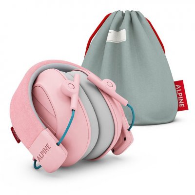 Alpine Muffy Dětská izolační sluchátka - Pink - obrázek