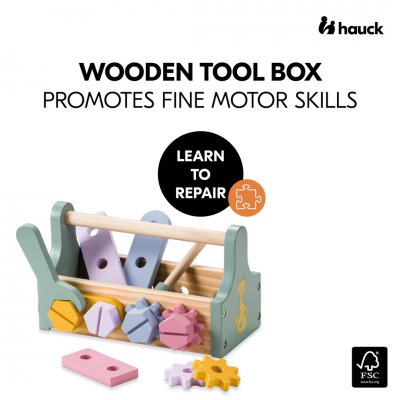 Hauck Learn to Repair Dřevěný box s nářadím - obrázek