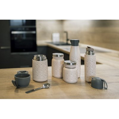 Zopa Termoska na tekutiny s držákem 480 ml - Flowers - obrázek