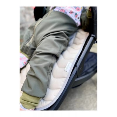 Pinkie Prodloužená podložka s podélnými otvory Bio Wave – Cream - obrázek