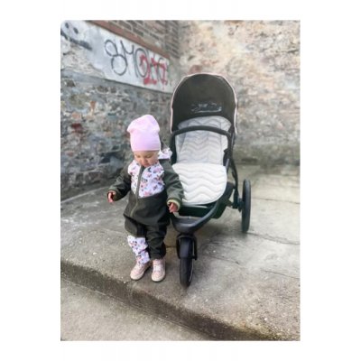 Pinkie Prodloužená podložka s podélnými otvory Bio Wave – Cream - obrázek