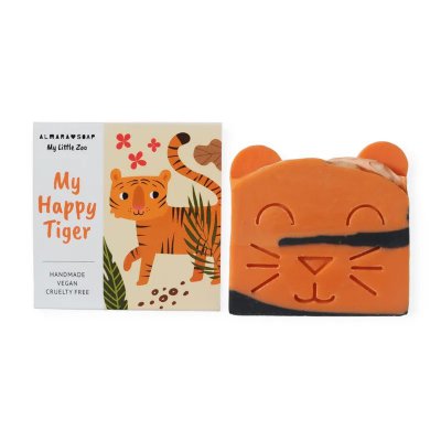 Almara Soap My Little Zoo Přírodní mýdlo pro děti - My Happy Tiger - obrázek