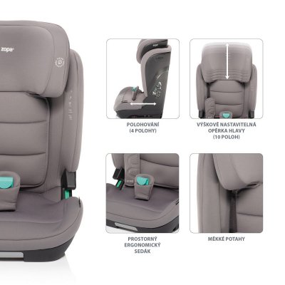 Zopa Autosedačka Matrix i-Size - Night Black - obrázek