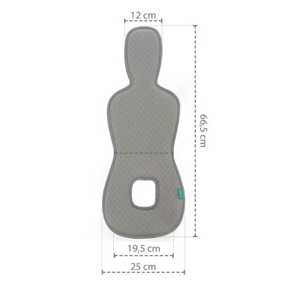 Zopa Prodyšná podložka do autosedačky Breeze sk. 0+ - Aquatic Green - obrázek