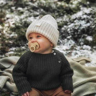 Elodie Details Čepice vlněná - Lily White, 24 - 36 m - obrázek