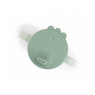 Done by Deer Foodie Hrneček s pítkem Happy Dots - Zelený - obrázek