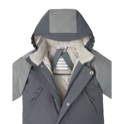 Leokid Zimní kombinéza Color Block - Fjord Gray, vel. 12 - 18 měsíců (vel. 80) - obrázek