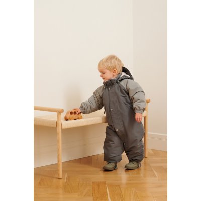 Leokid Zimní kombinéza Color Block - Fjord Gray, vel. 12 - 18 měsíců (vel. 80) - obrázek