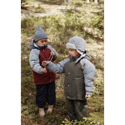 Leokid Zimní bunda Color Block - Redwood, vel. 3 - 4 roky (vel. 98) - obrázek