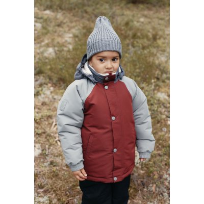 Leokid Zimní bunda Color Block - Redwood, vel. 4 - 5 let (vel. 104) - obrázek