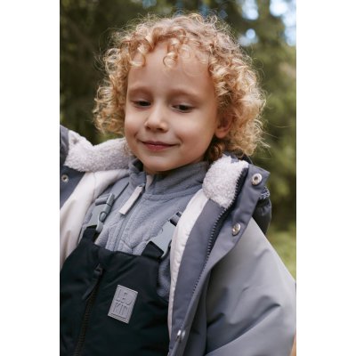 Leokid Zimní kalhoty Color Block - Black Soot, vel. 9 - 12 měsíců (vel. 74) - obrázek